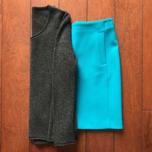 Cashmere Uniqlo Gray Sweater